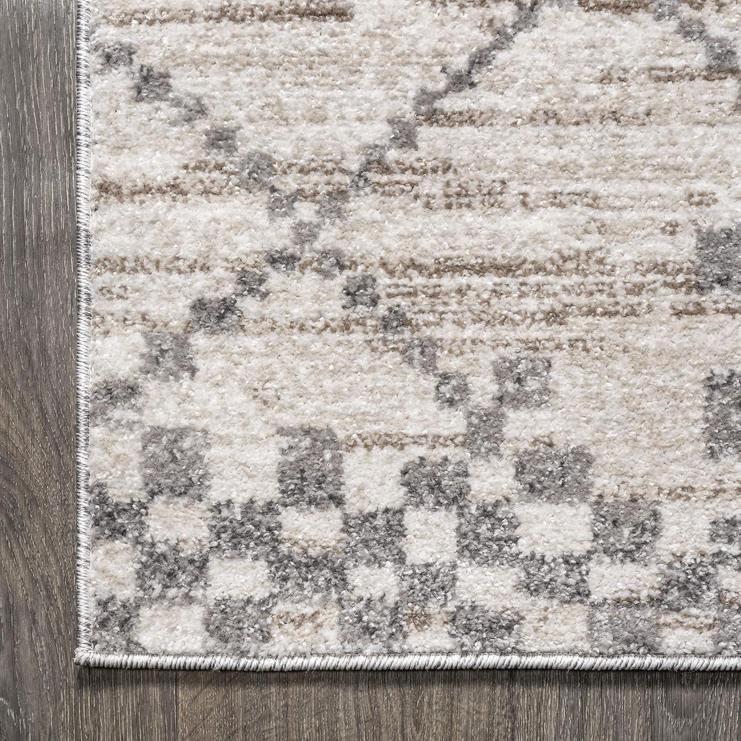 image:imageJONATHAN Y Asilah Diamond Gray Indoor Area Rug 3x5 Moroccan Modern Bohemian Casual EasyCleaning for Living Room Bedroom Kitchen Pet Friendly NonShedding MOH300B3Light Gray