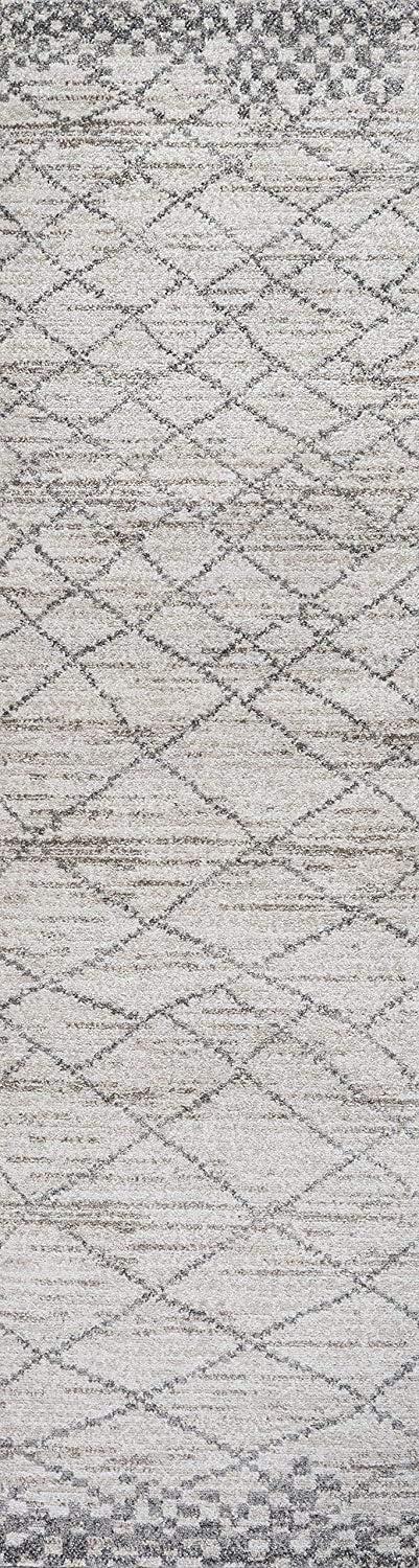 image:imageJONATHAN Y Asilah Diamond Gray Indoor Area Rug 3x5 Moroccan Modern Bohemian Casual EasyCleaning for Living Room Bedroom Kitchen Pet Friendly NonShedding MOH300B3Light Gray