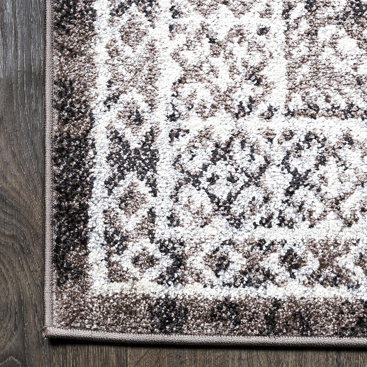 image:imageJONATHAN Y Boho Cottage Medallion RedIvory Indoor Area Rug 3x5 Bohemian Vintage EasyCleaning for Living Room Bedroom Kitchen Pet Friendly NonShedding MDP501A3BrownIvory