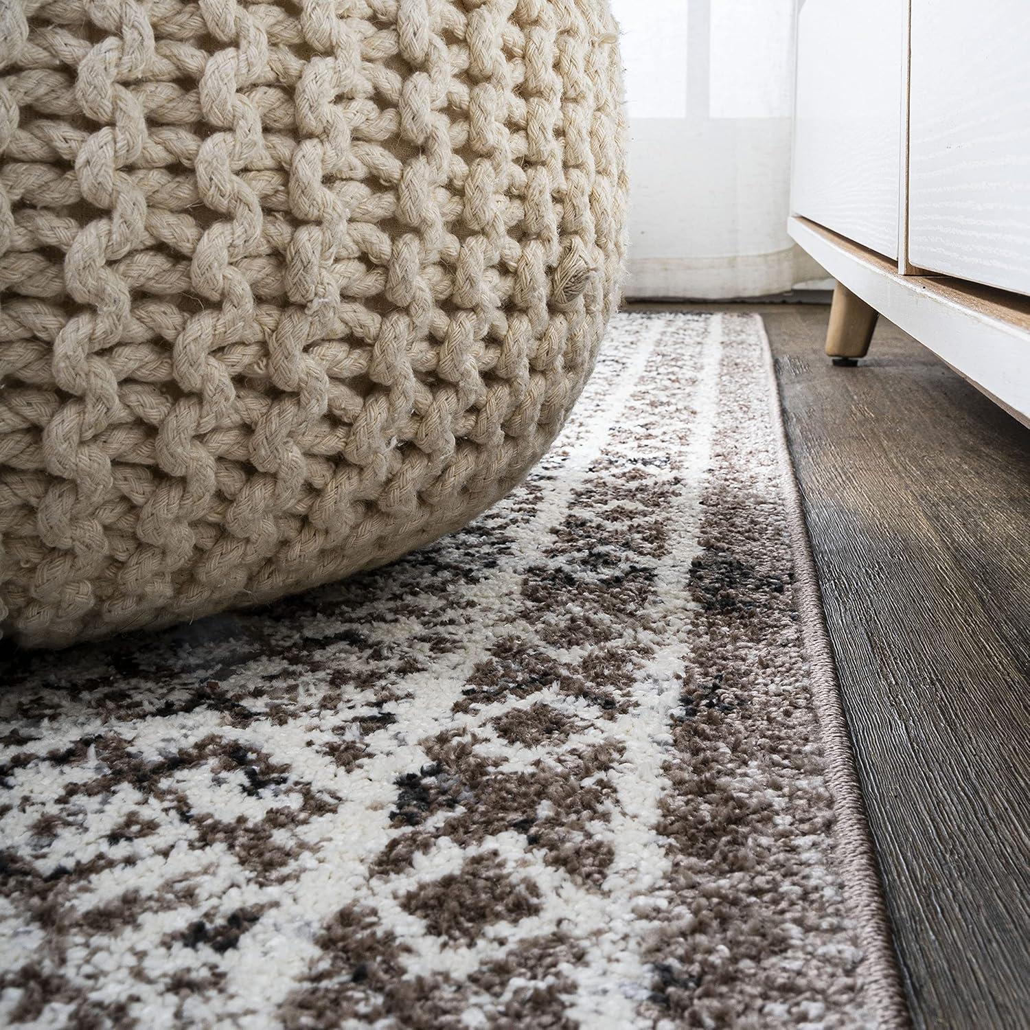 image:imageJONATHAN Y Boho Cottage Medallion RedIvory Indoor Area Rug 3x5 Bohemian Vintage EasyCleaning for Living Room Bedroom Kitchen Pet Friendly NonShedding MDP501A3BrownIvory