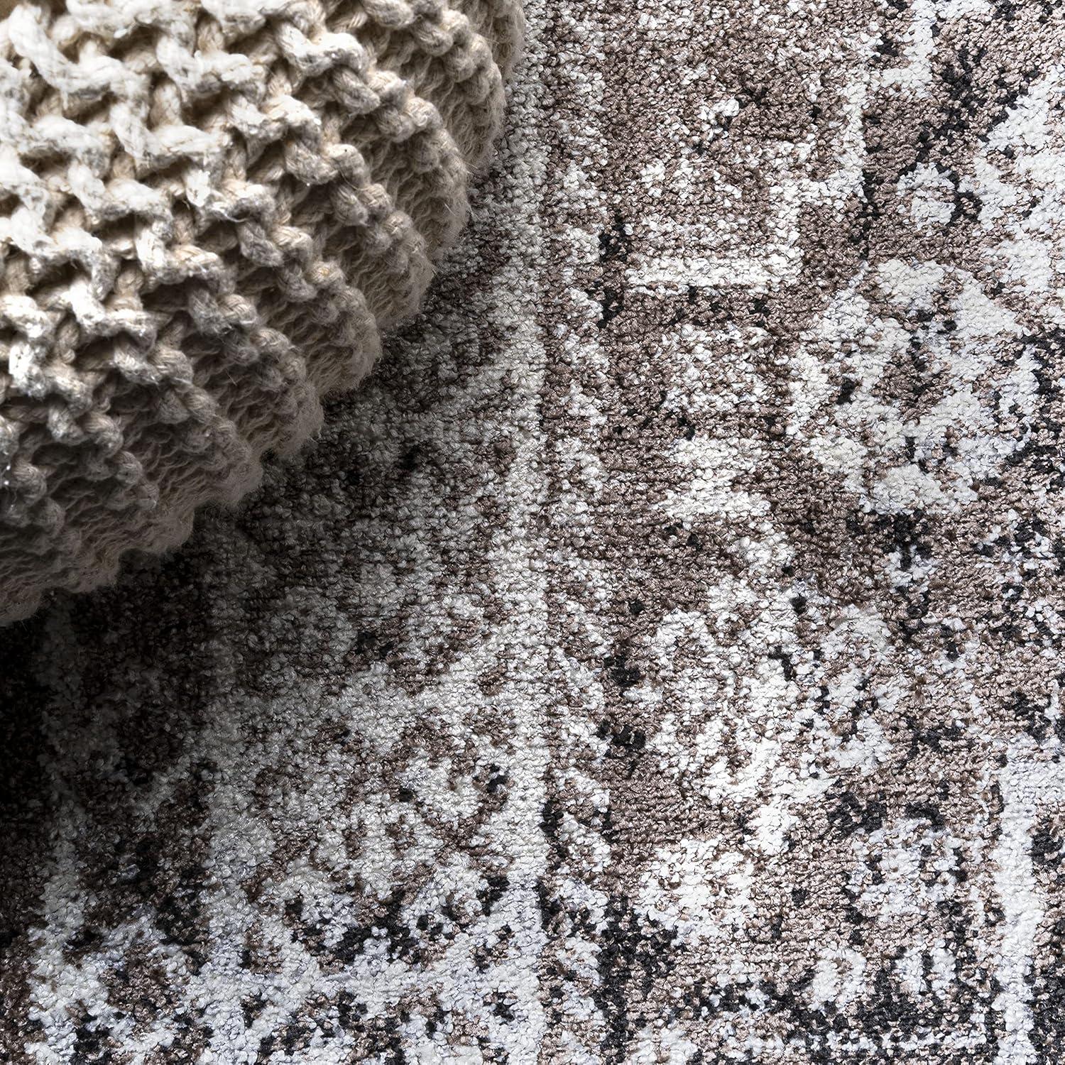 image:imageJONATHAN Y Boho Cottage Medallion RedIvory Indoor Area Rug 3x5 Bohemian Vintage EasyCleaning for Living Room Bedroom Kitchen Pet Friendly NonShedding MDP501A3BrownIvory