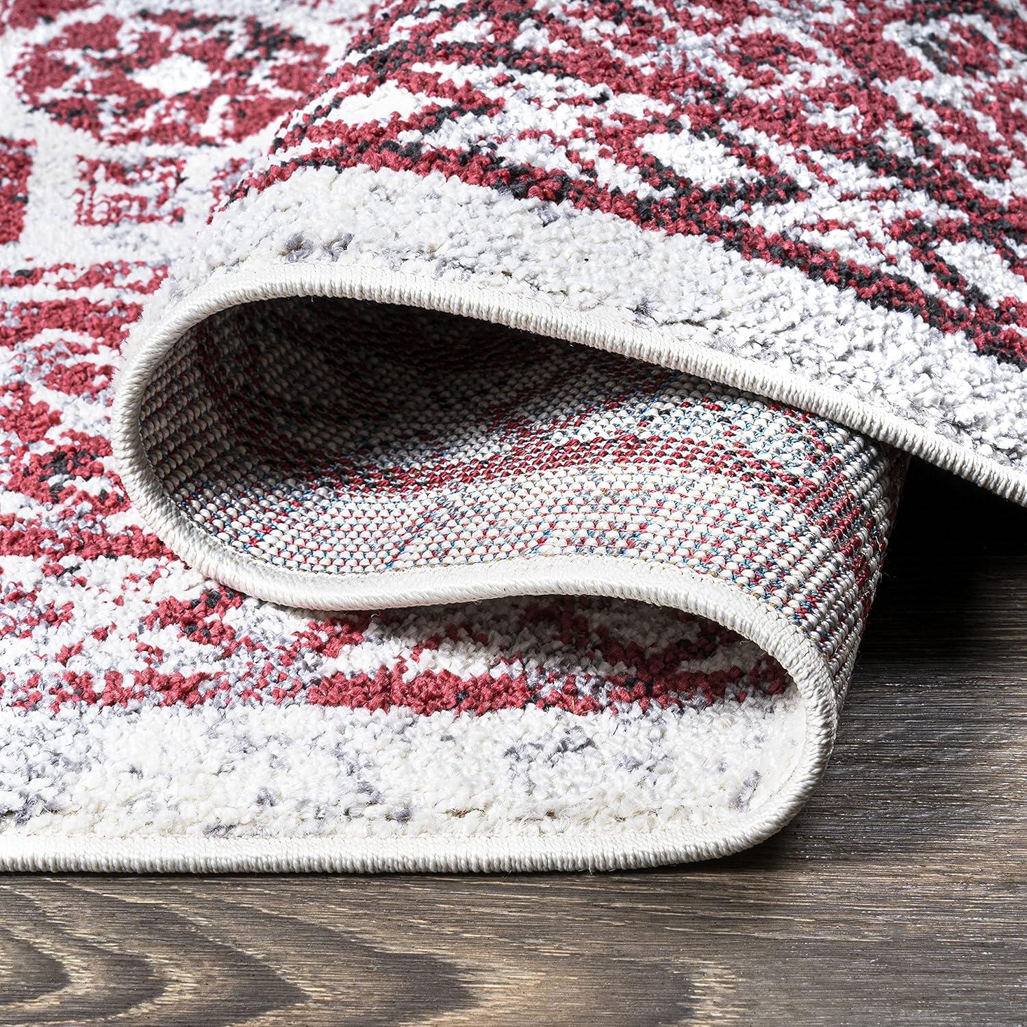 image:imageJONATHAN Y Boho Cottage Medallion RedIvory Indoor Area Rug 3x5 Bohemian Vintage EasyCleaning for Living Room Bedroom Kitchen Pet Friendly NonShedding MDP501A3RedIvory