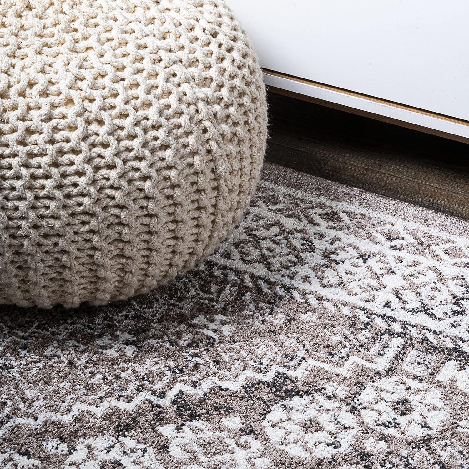 image:imageJONATHAN Y Boho Cottage Medallion RedIvory Indoor Area Rug 3x5 Bohemian Vintage EasyCleaning for Living Room Bedroom Kitchen Pet Friendly NonShedding MDP501A3BrownIvory