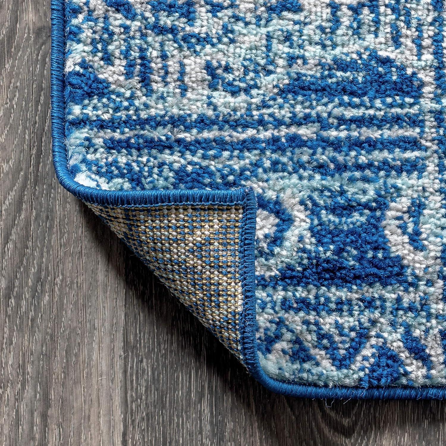 image:imageJONATHAN Y Boho Vintage Tribal BlueGray Indoor Area Rug 3X5 ft Modern for Living Room Bedroom Kitchen Office EasyCleaning High Traffic PetFriendly NonShedding MOH100A323 x 8 Runner
