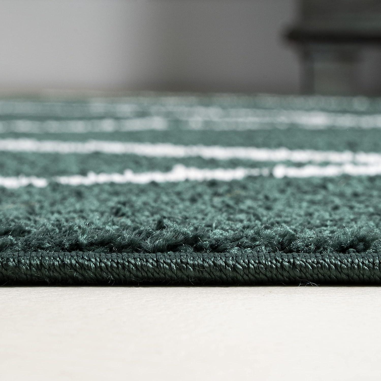 image:imageJONATHAN Y Cole Diamond Trellis Light BlueWhite Runner Rug 2x8 ModernContemporaryGeometricCasual EasyCleaning for Living RoomBedroomKitchenPet FriendlyNonShedding SEU102C28GreenWhite