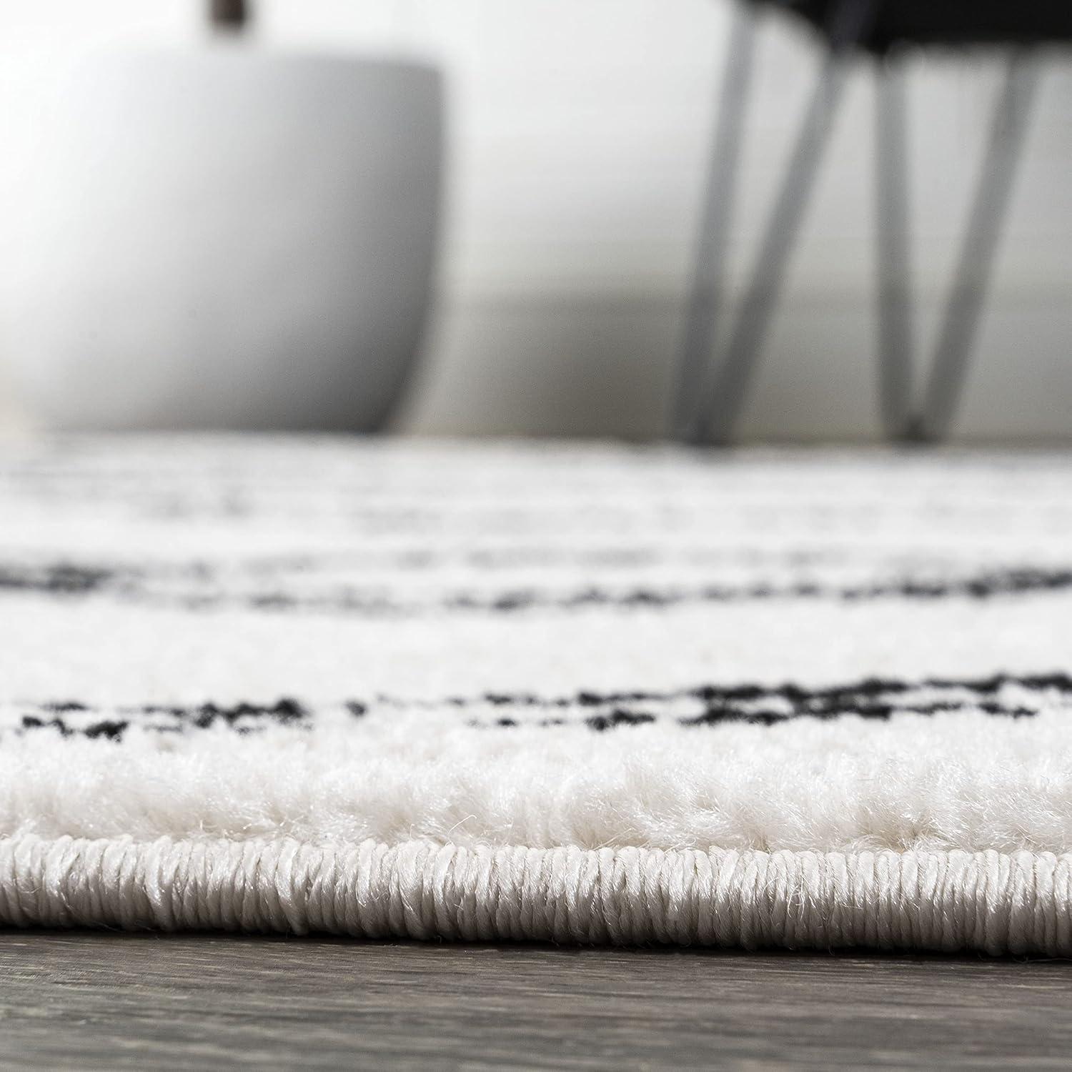 image:imageJONATHAN Y Deia Moroccan Style Diamond Shag WhiteGray Indoor Area Rug 3x5 Bohemian Contemporary EasyCleaning for Living Room Bedroom Kitchen Pet Friendly NonShedding MOH401A32 x 10 Runner