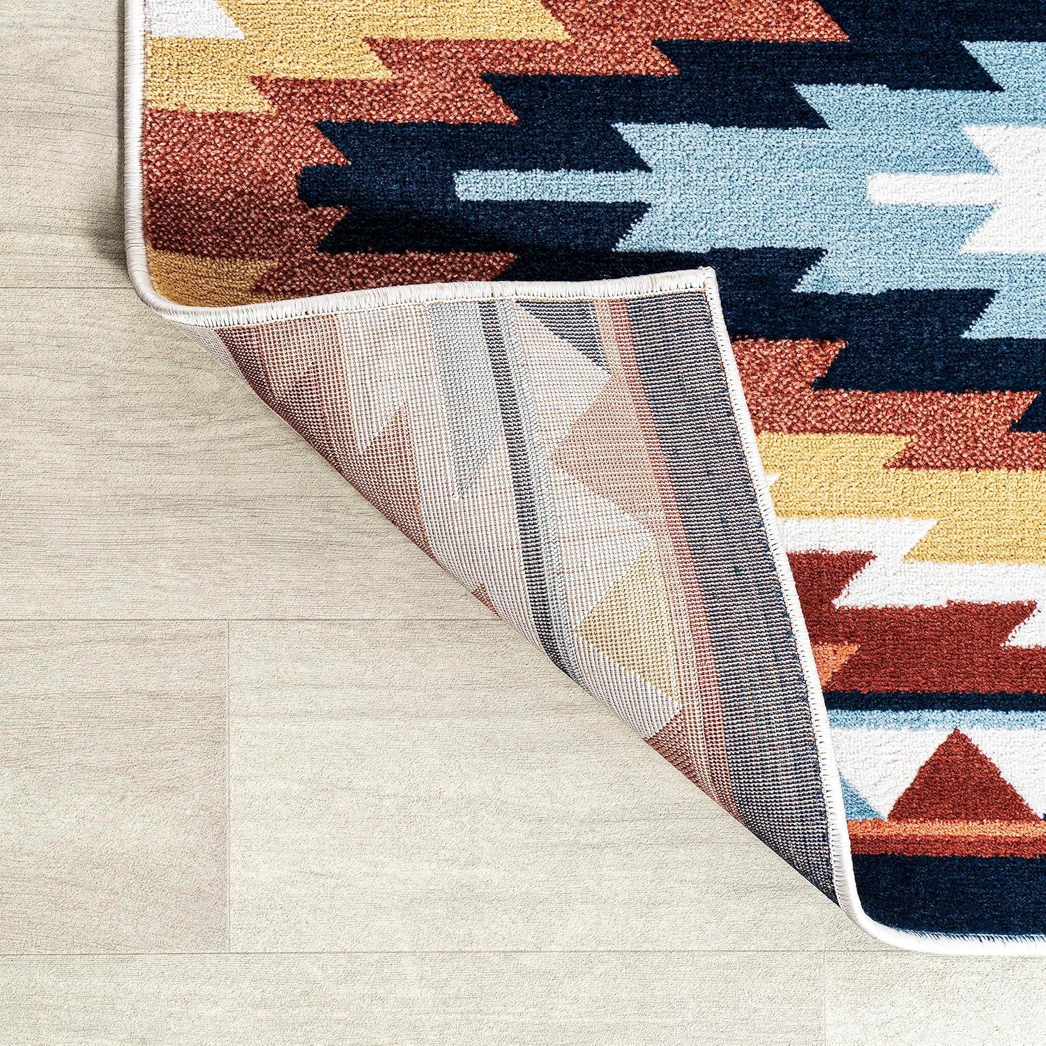 image:imageJONATHAN Y Diamond Kilim YellowRedBlue Indoor Area Rug 3X5 ft Konya Geometric for Living Room Bedroom Kitchen Office EasyCleaning High Traffic PetFriendly NonShedding SWC101A33 x 5 Rectangular