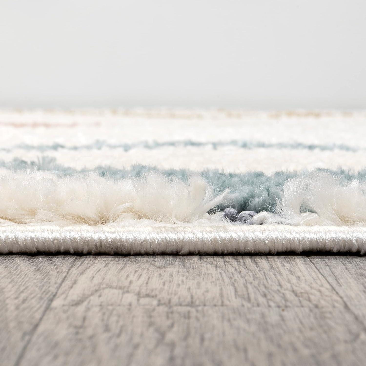 image:imageJONATHAN Y Diamond Tribal HighLow MultiCream Indoor Area Rug 3X5 ft Amira for Living Room Bedroom Kitchen Office EasyCleaning High Traffic PetFriendly NonShedding SNT108A322 x 8 Runner