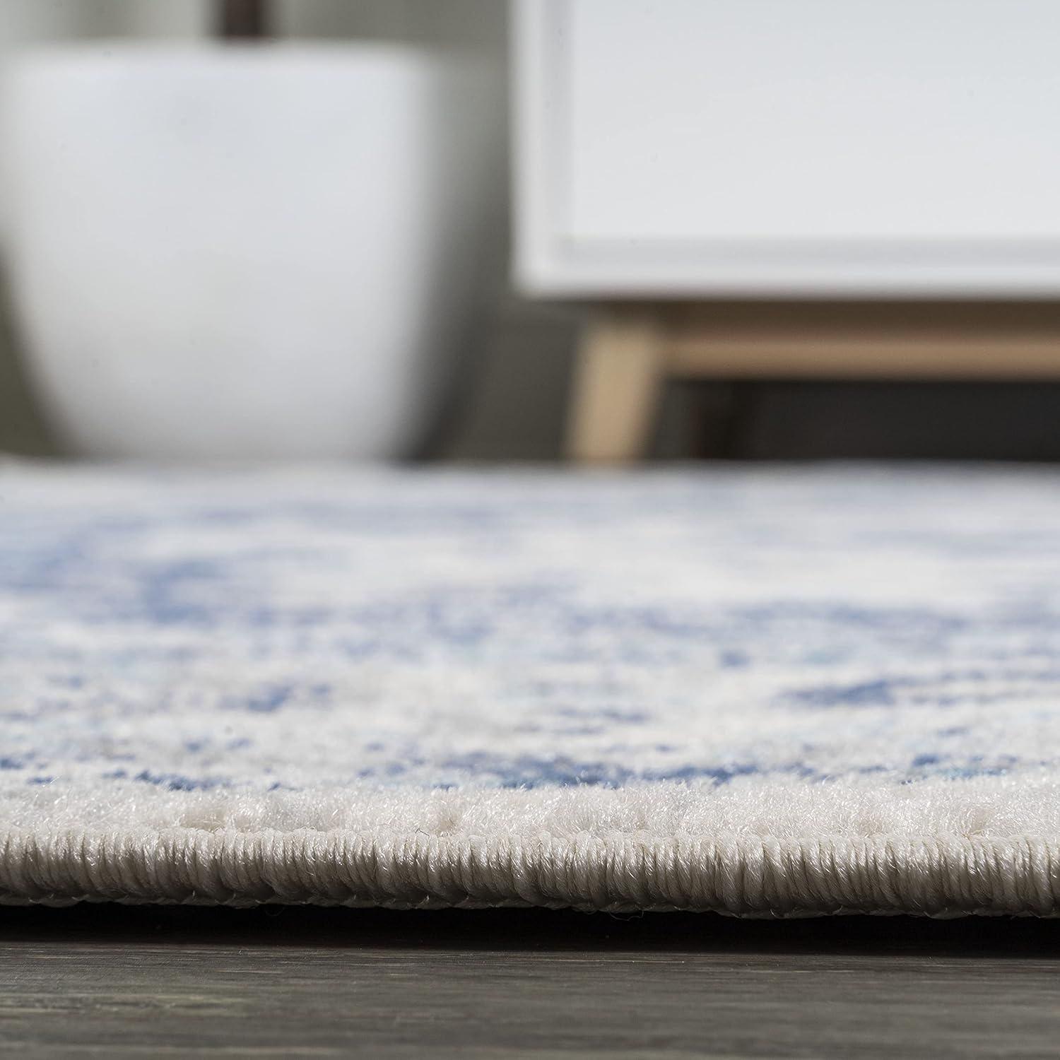 image:imageJONATHAN Y Indhira Ornate Medallion BlueGray Indoor Area Rug 3x5 Bohemian Vintage EasyCleaning for Living Room Bedroom Kitchen Pet Friendly NonShedding MDP212A3BlueGray