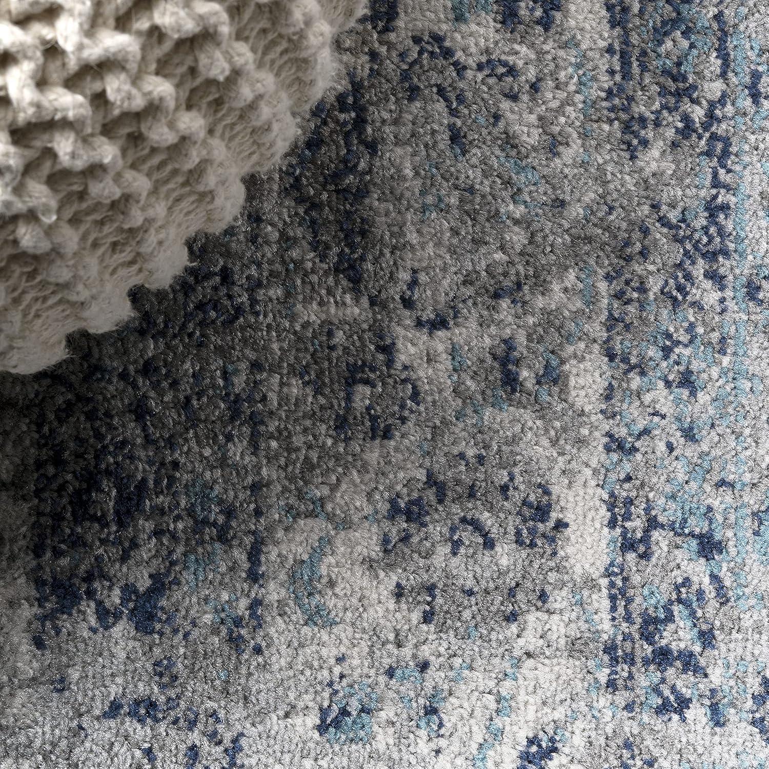 image:imageJONATHAN Y Indhira Ornate Medallion BlueGray Indoor Area Rug 3x5 Bohemian Vintage EasyCleaning for Living Room Bedroom Kitchen Pet Friendly NonShedding MDP212A3BlueGray