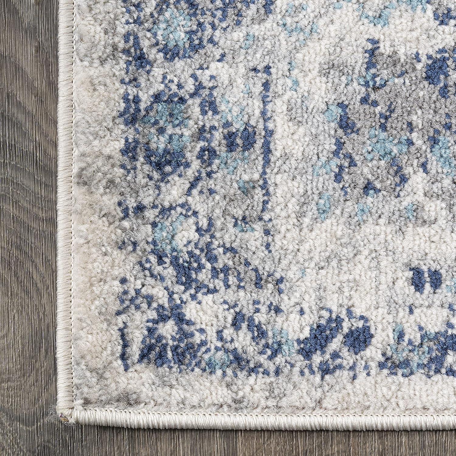 image:imageJONATHAN Y Indhira Ornate Medallion BlueGray Indoor Area Rug 3x5 Bohemian Vintage EasyCleaning for Living Room Bedroom Kitchen Pet Friendly NonShedding MDP212A3BlueGray