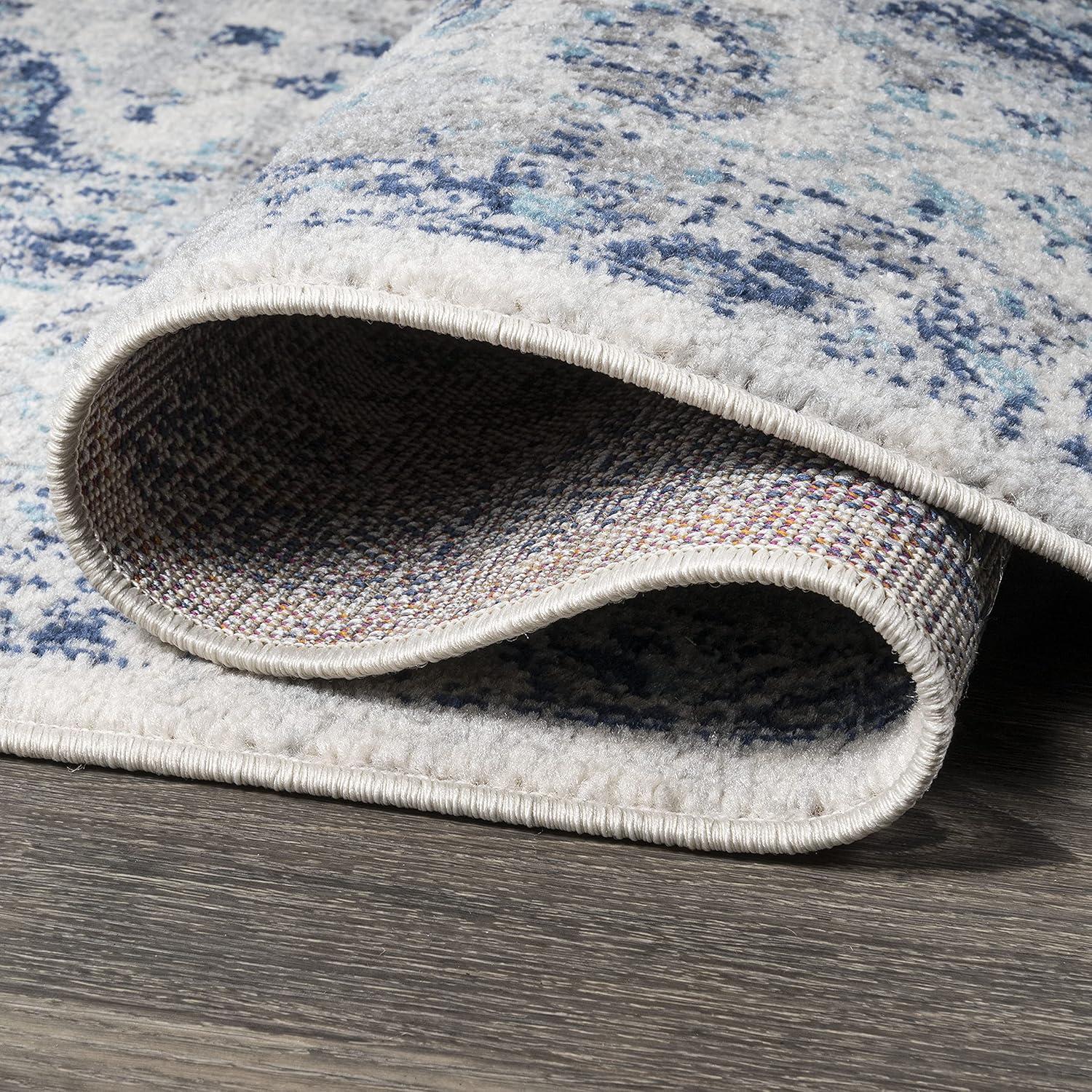 image:imageJONATHAN Y Indhira Ornate Medallion BlueGray Indoor Area Rug 3x5 Bohemian Vintage EasyCleaning for Living Room Bedroom Kitchen Pet Friendly NonShedding MDP212A3BlueGray