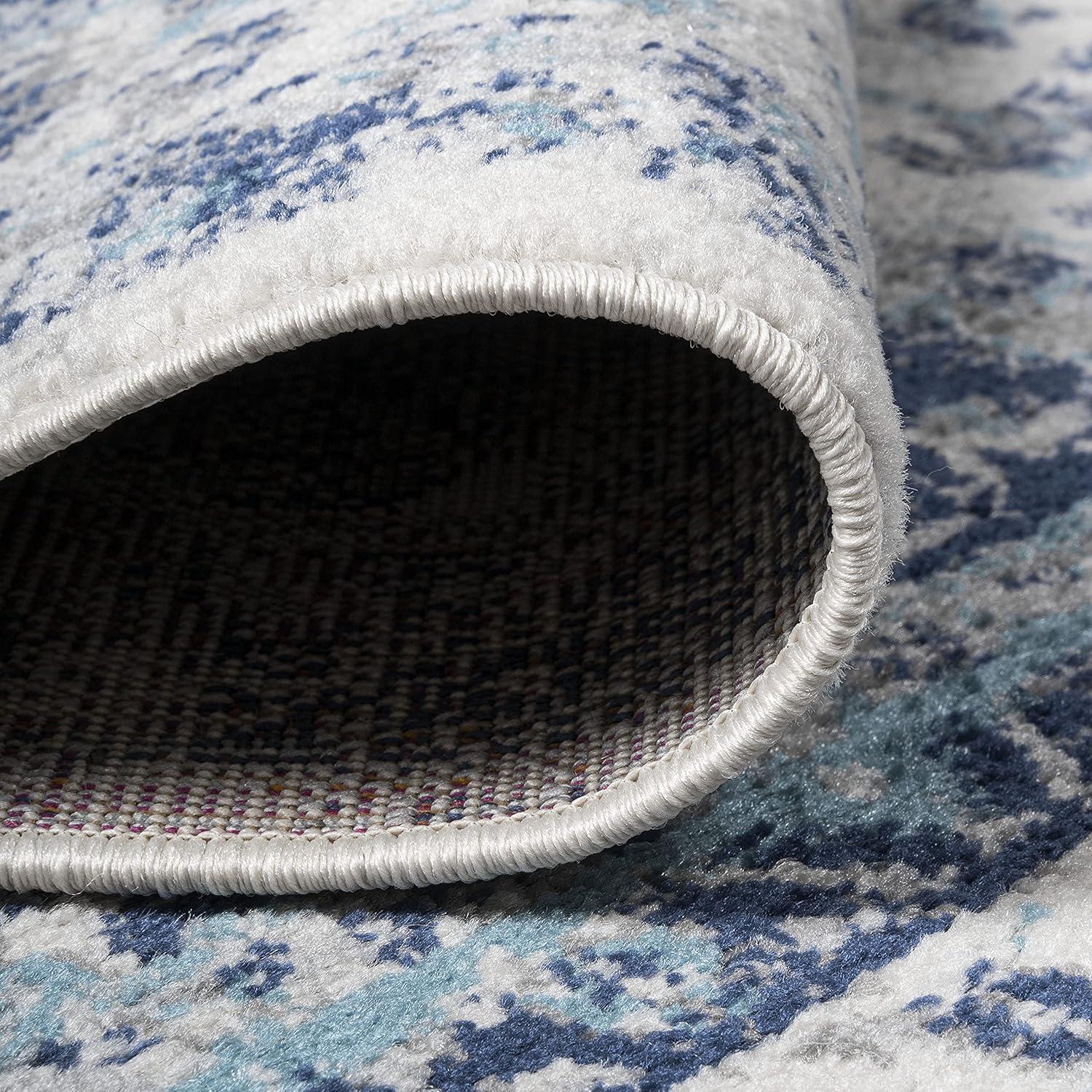 image:imageJONATHAN Y Indhira Ornate Medallion BlueGray Indoor Area Rug 3x5 Bohemian Vintage EasyCleaning for Living Room Bedroom Kitchen Pet Friendly NonShedding MDP212A3BlueGray