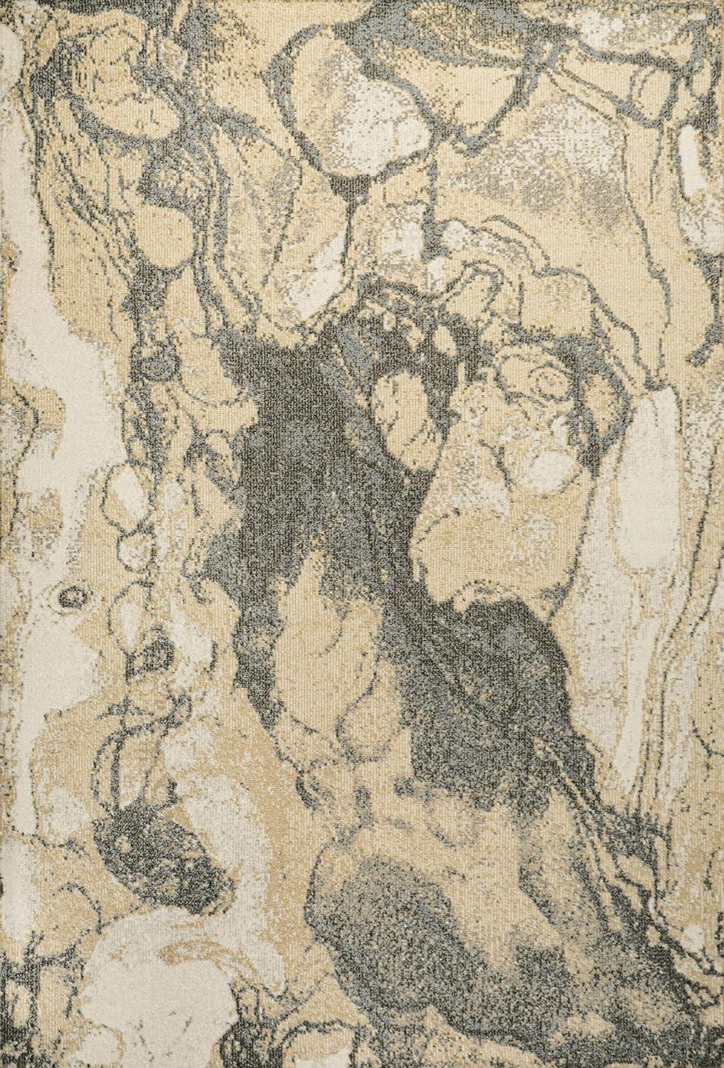 image:imageJONATHAN Y Marmo Abstract Marbled Indoor Area Rug 3x5 GoldGray Modern Contemporary EasyCleaning for Living Room Bedroom Kitchen Pet Friendly NonShedding CTP201C3GoldGray