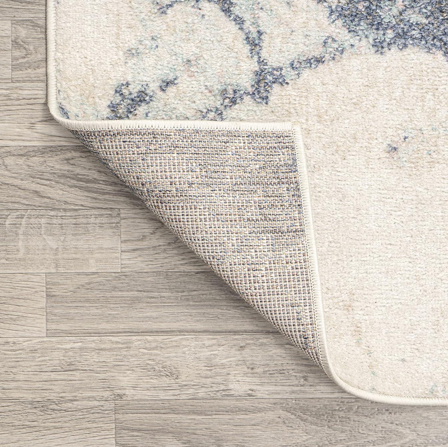 image:imageJONATHAN Y Marmo Abstract Marbled Indoor Area Rug 3x5 GoldGray Modern Contemporary EasyCleaning for Living Room Bedroom Kitchen Pet Friendly NonShedding CTP201C3BlueCream