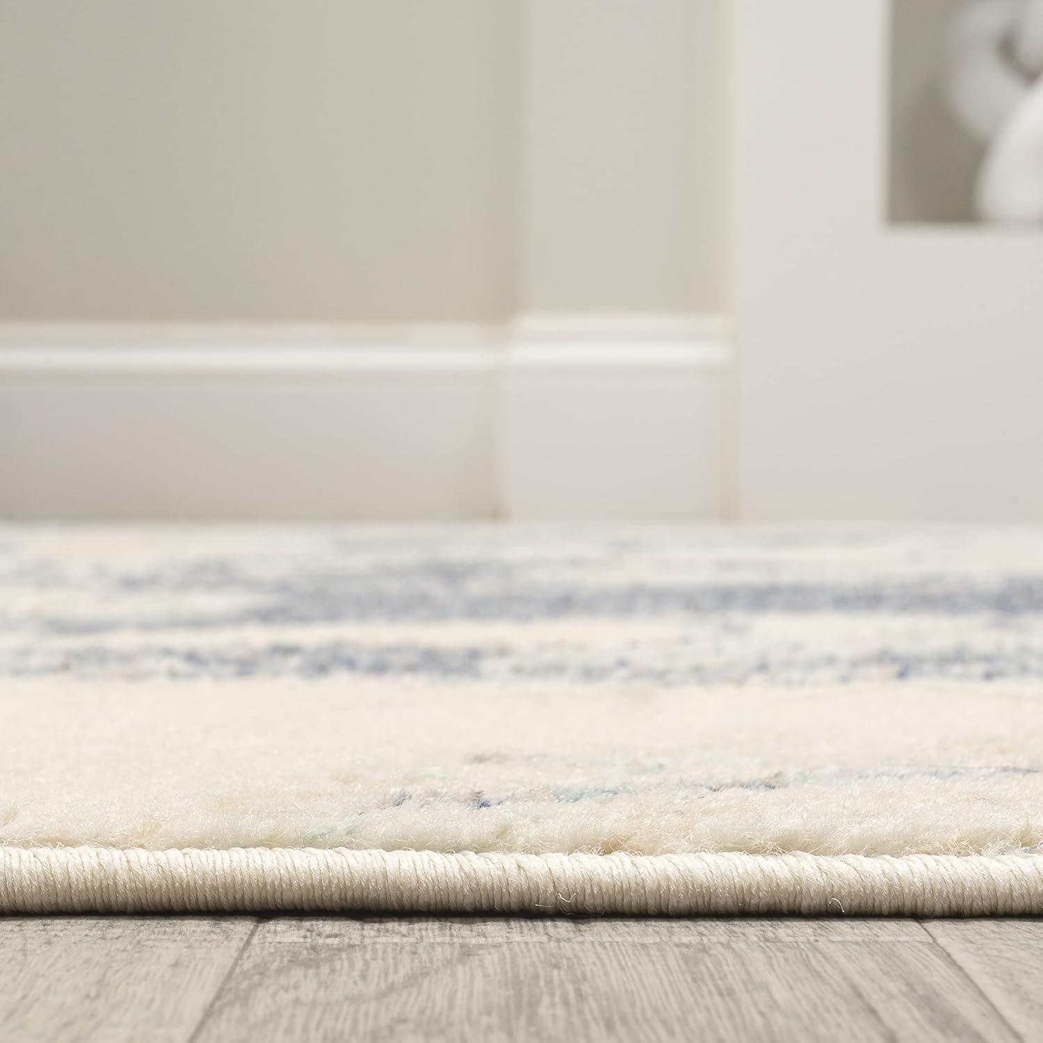 image:imageJONATHAN Y Marmo Abstract Marbled Indoor Area Rug 3x5 GoldGray Modern Contemporary EasyCleaning for Living Room Bedroom Kitchen Pet Friendly NonShedding CTP201C3BlueCream