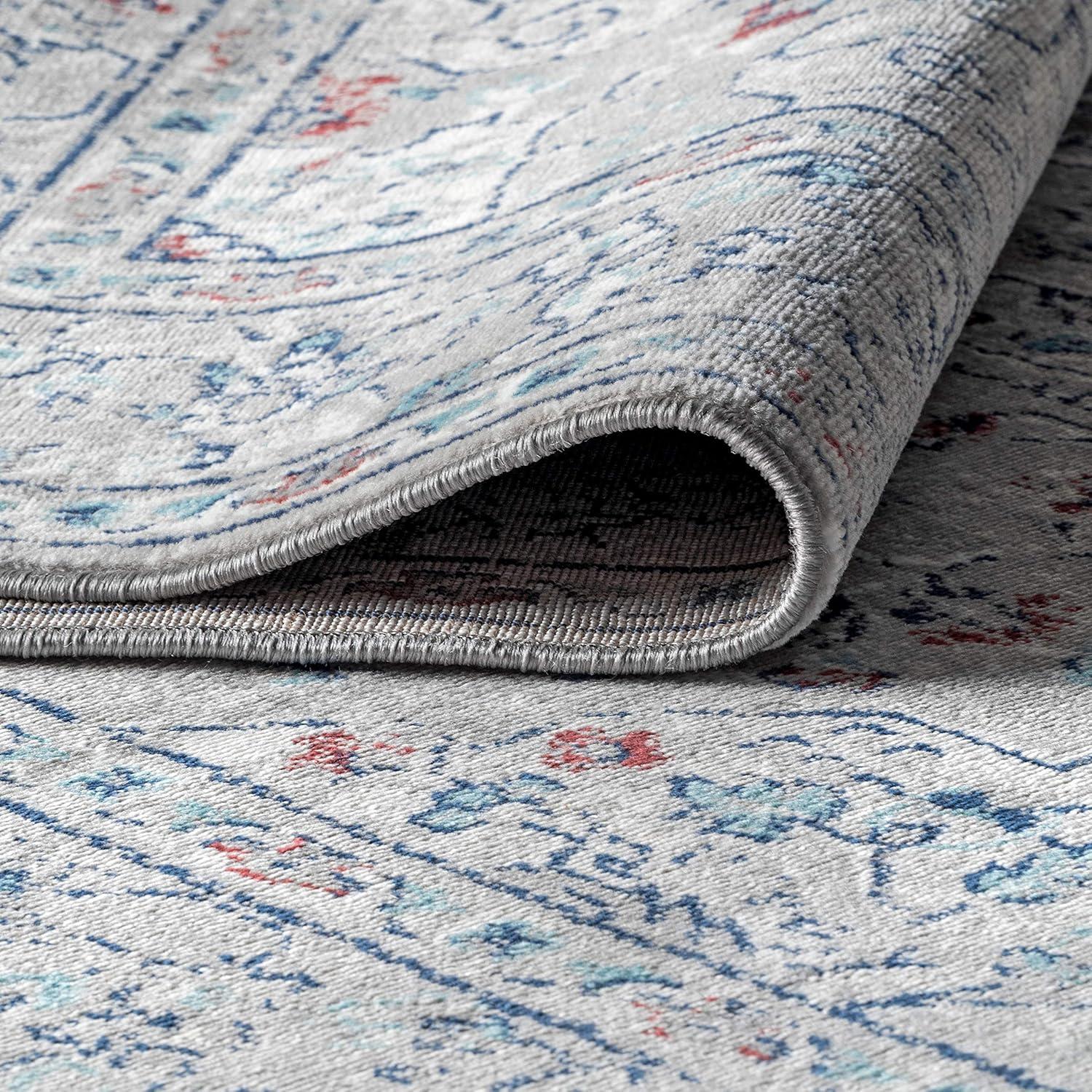 image:imageJONATHAN Y Modern Vintage Medallion Light GrayMulti Runner Rug 2x8 Country Floral EasyCleaning for Living Room Bedroom Kitchen Pet Friendly NonShedding MDP102A2823 x 8 Runner