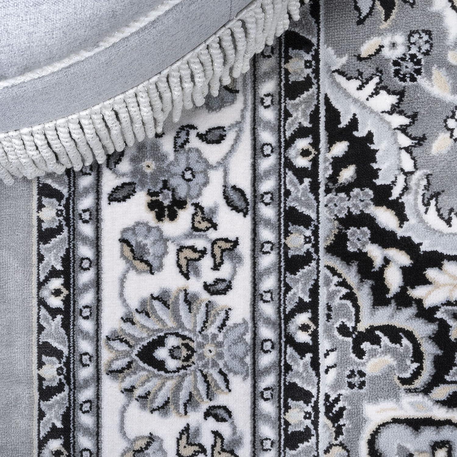image:imageJONATHAN Y Palmette Modern Floral GrayCream Indoor Area Rug 3x5 Vintage Bohemian EasyCleaning for Living Room Bedroom Kitchen Pet Friendly NonShedding MDP503C3GrayIvory