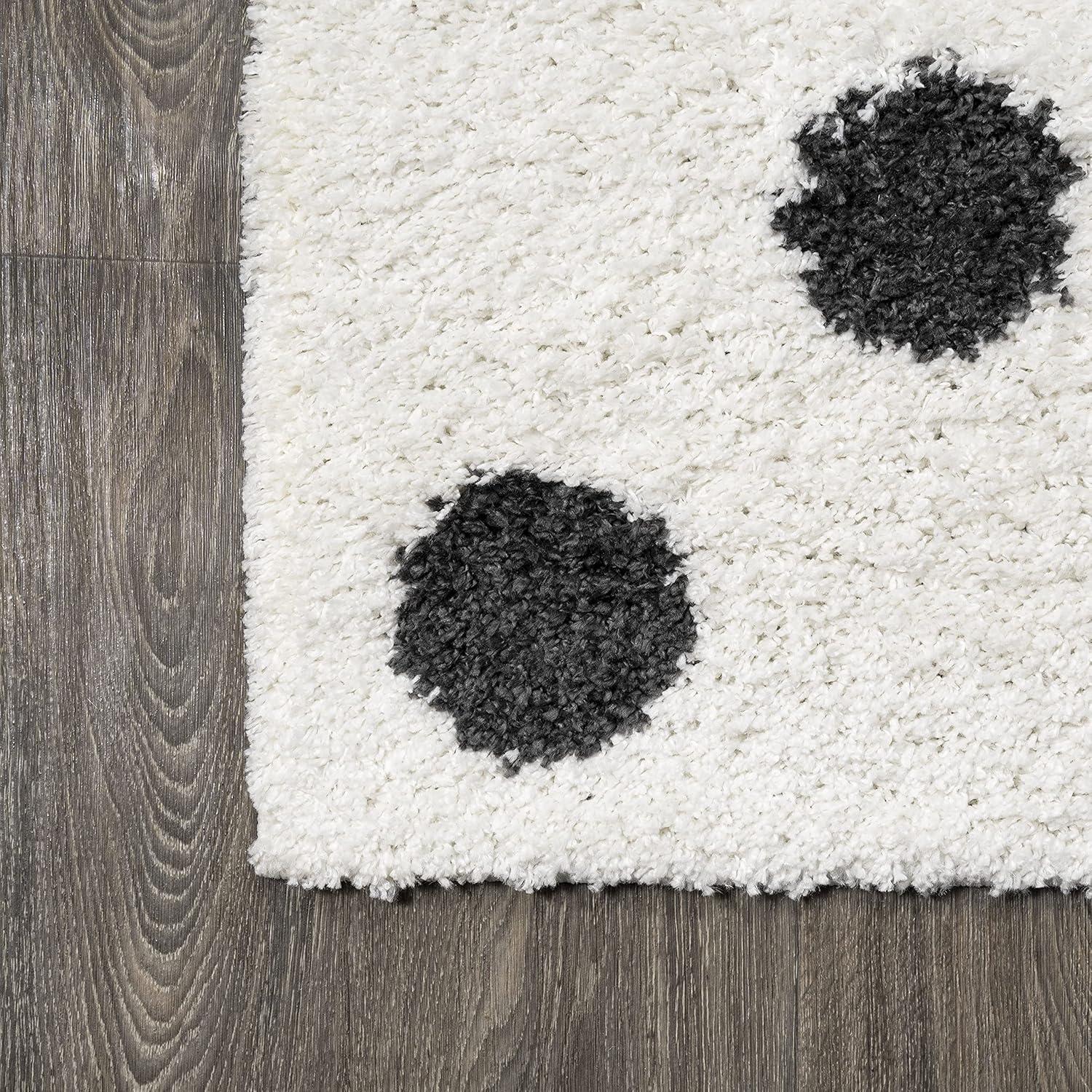 image:imageJONATHAN Y Pere Charcoal Dot Shag WhiteGray Indoor Area Rug 3x5 Modern Bohemian Contemporary EasyCleaning for Living Room Bedroom Kitchen Pet Friendly NonShedding MOH411A379 x 10 Rectangular