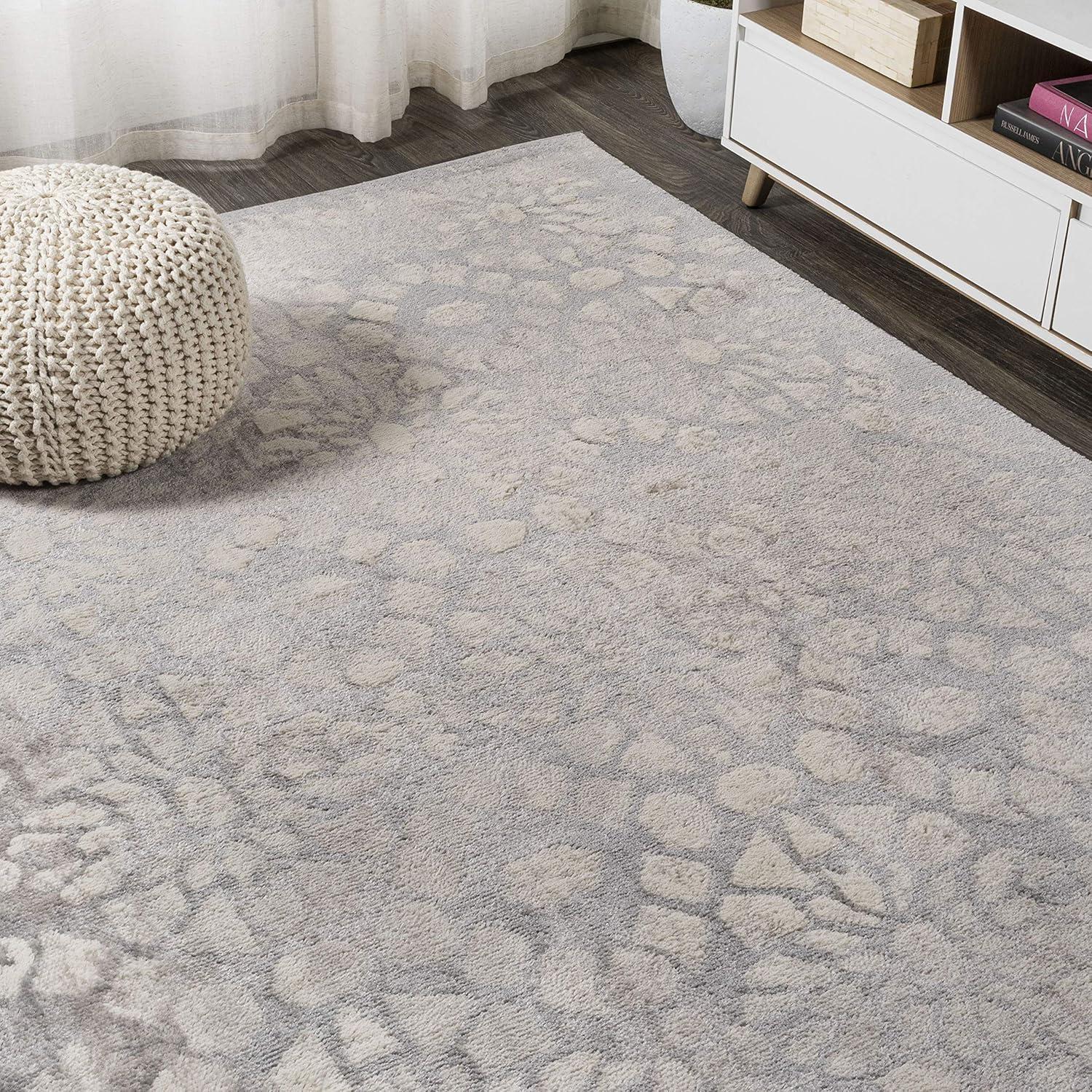 image:imageJONATHAN Y Roma Ornate Geometric Tile Gray Indoor Area Rug 3x5 Transitional Contemporary EasyCleaning for Living Room Bedroom Kitchen Pet Friendly NonShedding MDP405A343 x 6 Rectangular