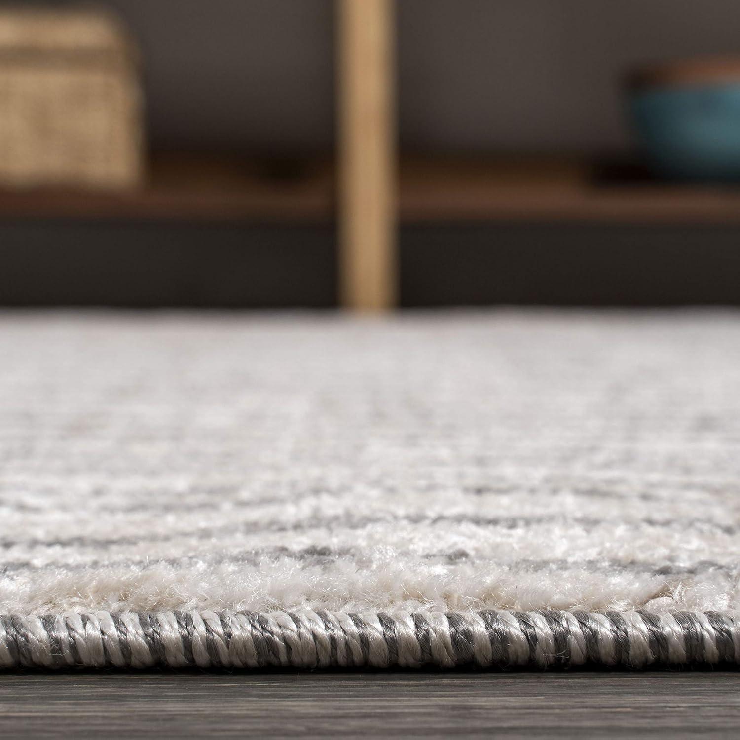 image:imageJONATHAN Y Skoura Modern Bold Stripe BeigeDark Gray Indoor Area Rug 3x5 Bohemian Casual EasyCleaning for Living Room Bedroom Kitchen Pet Friendly NonShedding MOH305A323 x 10 Runner