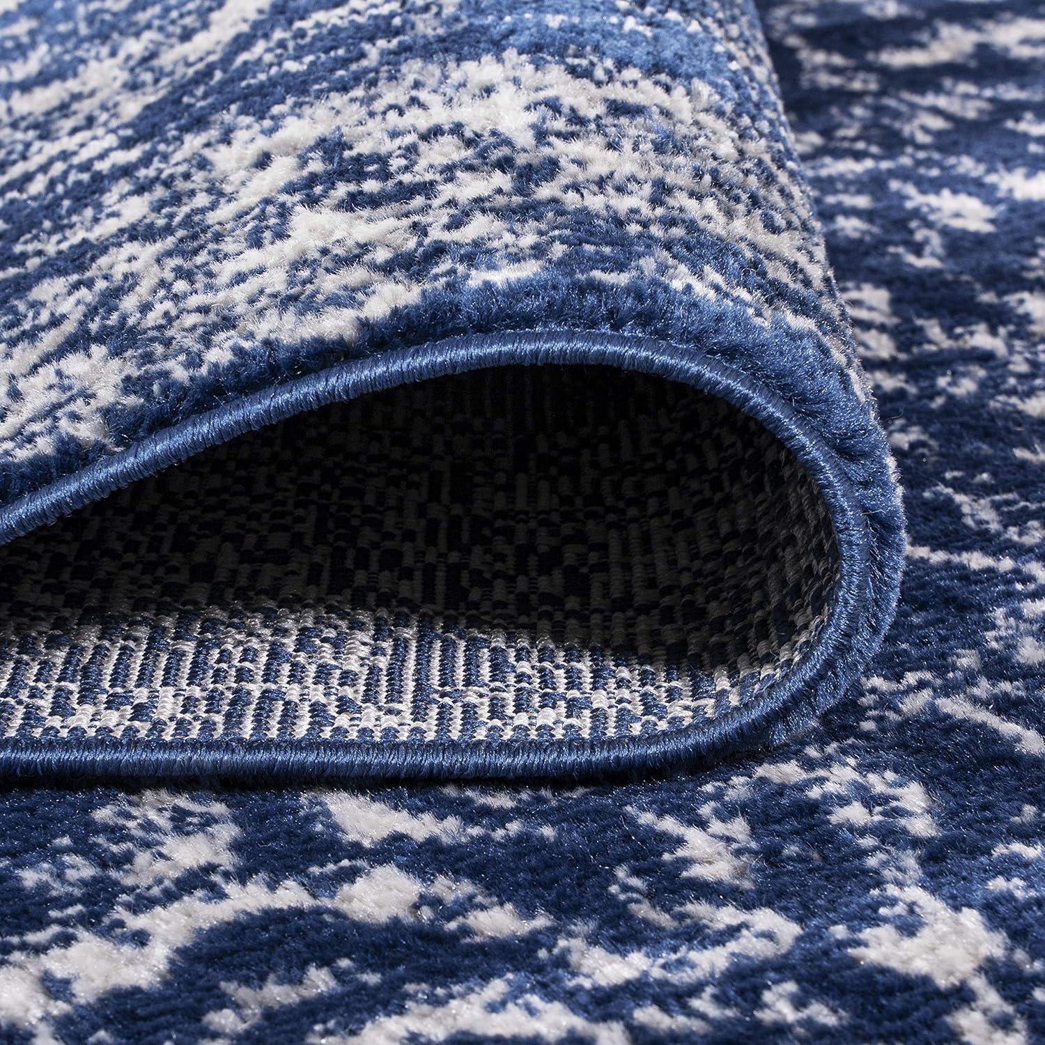 image:imageJONATHAN Y Soleiman Modern Navy Indoor Area Rug 3x5 Vintage Transitional EasyCleaning for Living Room Bedroom Kitchen Pet Friendly NonShedding MDP404A33 x 5 Rectangular