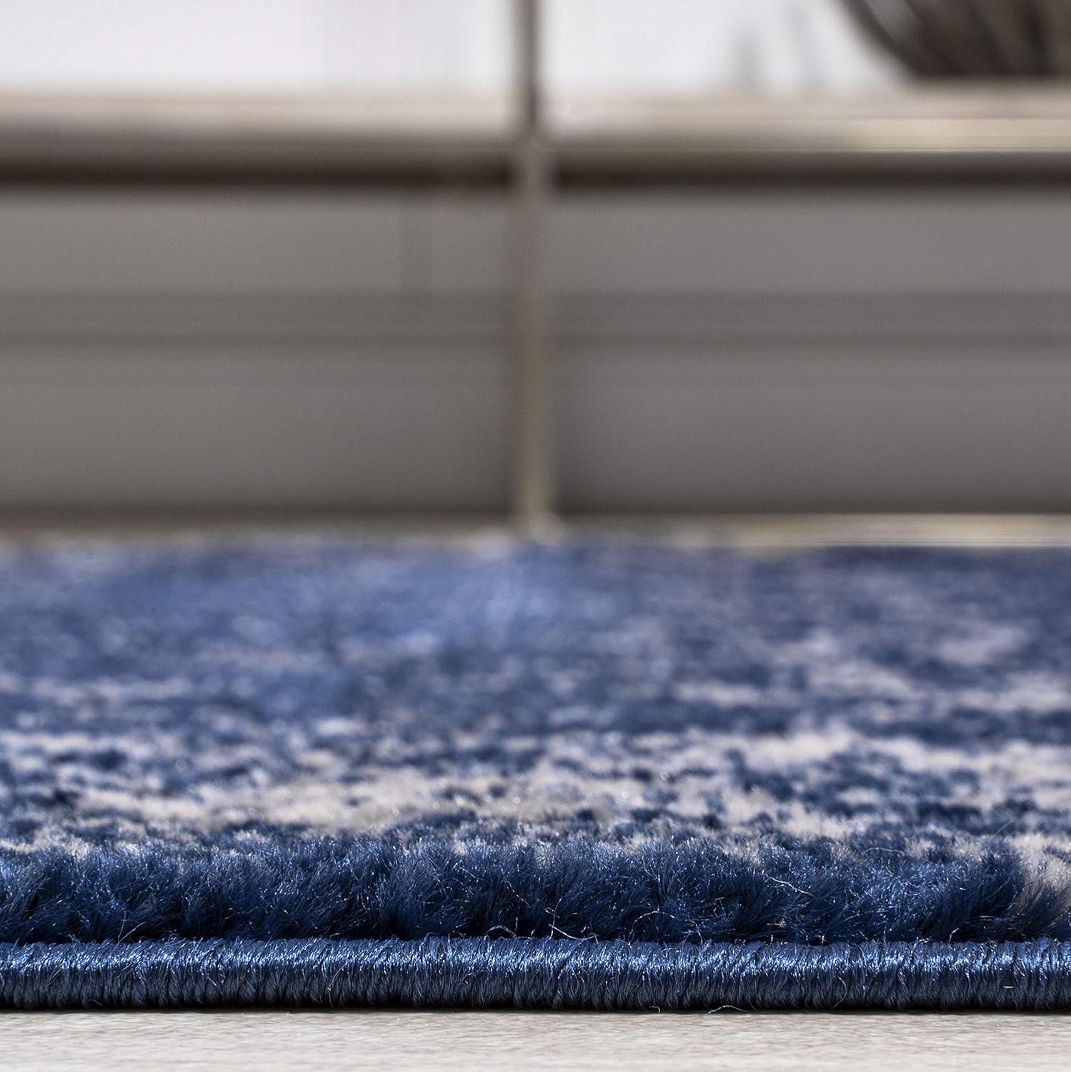 image:imageJONATHAN Y Soleiman Modern Navy Indoor Area Rug 3x5 Vintage Transitional EasyCleaning for Living Room Bedroom Kitchen Pet Friendly NonShedding MDP404A33 x 5 Rectangular