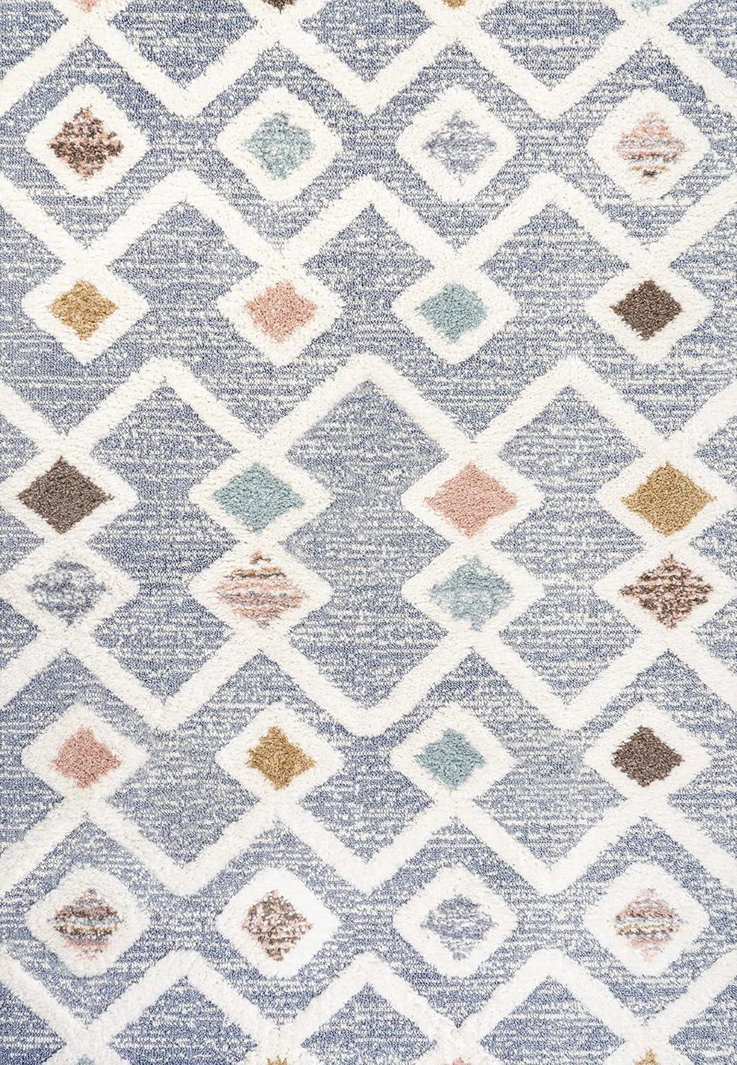 image:imageJONATHAN Y Trellis HighLow MultiGray Indoor Area Rug 3X5 ft Monique for Living Room Bedroom Kitchen Office EasyCleaning High Traffic PetFriendly NonShedding SNT104A3710 x 10 Rectangular
