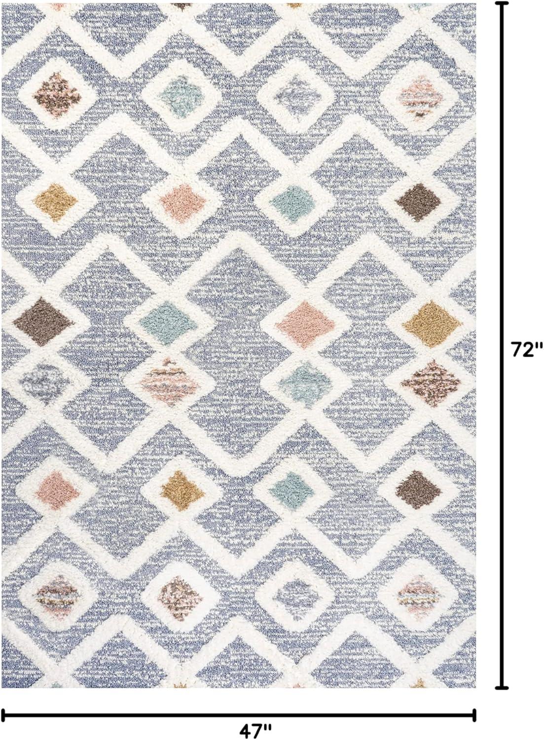 image:imageJONATHAN Y Trellis HighLow MultiGray Indoor Area Rug 3X5 ft Monique for Living Room Bedroom Kitchen Office EasyCleaning High Traffic PetFriendly NonShedding SNT104A3311 x 6 Rectangular