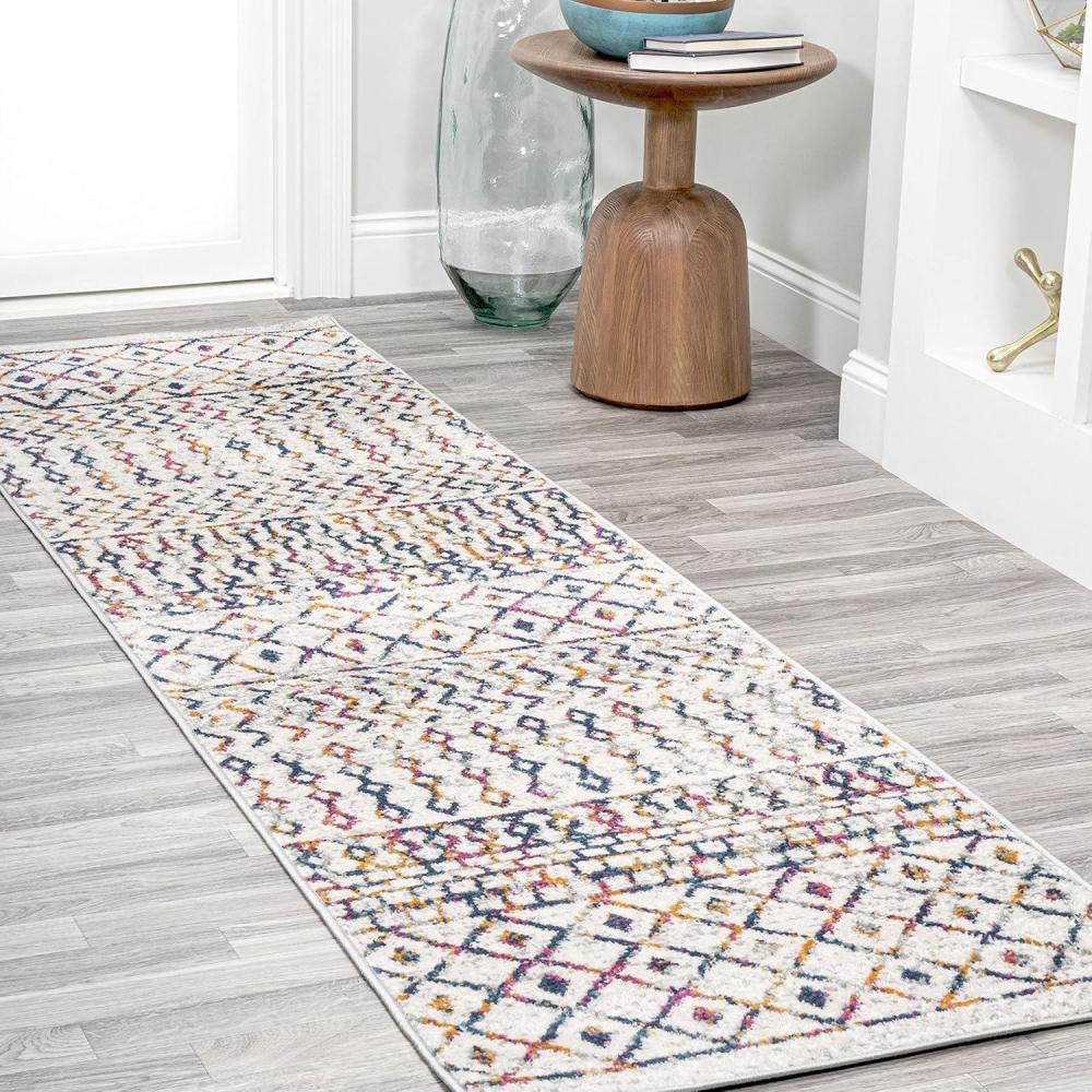 image:imageJONATHAN Y Arta Vintage Geometric MultiCream Indoor Area Rug 3x5 Moroccan Farmhouse EasyCleaning for Living Room Bedroom Kitchen Pet Friendly NonShedding MOH106C3MultiCream