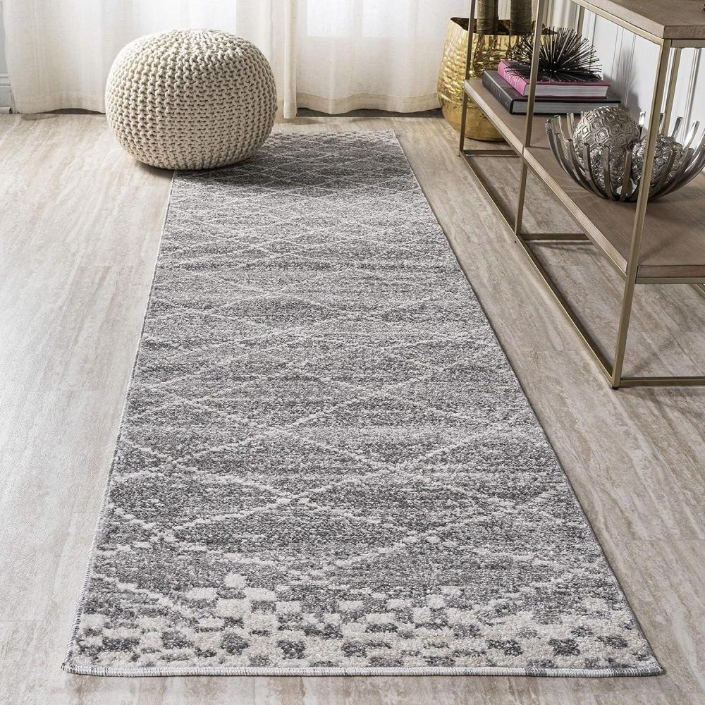 image:imageJONATHAN Y Asilah Diamond Gray Indoor Area Rug 3x5 Moroccan Modern Bohemian Casual EasyCleaning for Living Room Bedroom Kitchen Pet Friendly NonShedding MOH300B3Grey