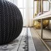JONATHAN Y Acanthus French Border Blue/Navy Indoor Area Rug, 3×5, Vintage, Bohemian, Easy-Cleaning for Living Room, Bedroom, Kitchen, Pet Friendly, Non-Shedding (MDP504E-3)(Light Gray/Cream)