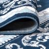 JONATHAN Y Acanthus French Border Blue/Navy Indoor Area Rug, 3×5, Vintage, Bohemian, Easy-Cleaning for Living Room, Bedroom, Kitchen, Pet Friendly, Non-Shedding (MDP504E-3)(Navy/Blue)
