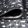 JONATHAN Y Antelope Modern Gray/Cream Indoor Area Rug, 3×5, Animal Prints, Casual, Easy-Cleaning for Living Room, Bedroom, Kitchen, Pet Friendly, Non-Shedding (SAF100C-3)(Black/Cream)