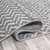 JONATHAN Y Arta Vintage Geometric Multi/Cream Indoor Area Rug, 3×5, Moroccan, Farmhouse, Easy-Cleaning for Living Room, Bedroom, Kitchen, Pet Friendly, Non-Shedding (MOH106C-3)(Gray/Cream)