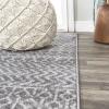 JONATHAN Y Arta Vintage Geometric Multi/Cream Indoor Area Rug, 3×5, Moroccan, Farmhouse, Easy-Cleaning for Living Room, Bedroom, Kitchen, Pet Friendly, Non-Shedding (MOH106C-3)(Gray/Cream)