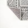 JONATHAN Y Athens Modern Geometric Boho Gray/Cream Indoor Area Rug, 3×5, Moroccan, Farmhouse, Easy-Cleaning for Living Room, Bedroom, Kitchen, Pet Friendly, Non-Shedding (MOH107A-3)(2’3″ x 8′ (Runner))