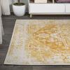 JONATHAN Y Audrey Bohemian Ornate Medallion Orange/White Indoor Area Rug, 3×5, Traditional, Vintage, Easy-Cleaning for Living Room, Bedroom, Kitchen, Pet Friendly, Non-Shedding (MDP209A-3)(8’9″ x 12′ (Rectangular))