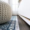 JONATHAN Y Boho Cottage Medallion Red/Ivory Indoor Area Rug, 3×5, Bohemian, Vintage, Easy-Cleaning for Living Room, Bedroom, Kitchen, Pet Friendly, Non-Shedding (MDP501A-3)(Blue/White)