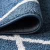 JONATHAN Y Cole Diamond Trellis Light Blue/White Runner Rug 2×8, Modern,Contemporary,Geometric,Casual, Easy-Cleaning for Living Room,Bedroom,Kitchen,Pet Friendly,Non-Shedding (SEU102C-28)(Navy/White)