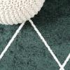 JONATHAN Y Cole Diamond Trellis Light Blue/White Runner Rug 2×8, Modern,Contemporary,Geometric,Casual, Easy-Cleaning for Living Room,Bedroom,Kitchen,Pet Friendly,Non-Shedding (SEU102C-28)(Green/White)