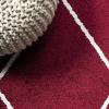 JONATHAN Y Cole Diamond Trellis Light Blue/White Runner Rug 2×8, Modern,Contemporary,Geometric,Casual, Easy-Cleaning for Living Room,Bedroom,Kitchen,Pet Friendly,Non-Shedding (SEU102C-28)(Red/White)