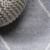 JONATHAN Y Cole Diamond Trellis Light Blue/White Runner Rug 2×8, Modern,Contemporary,Geometric,Casual, Easy-Cleaning for Living Room,Bedroom,Kitchen,Pet Friendly,Non-Shedding (SEU102C-28)(Light Gray/White)