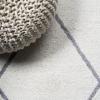 JONATHAN Y Cole Diamond Trellis Light Blue/White Runner Rug 2×8, Modern,Contemporary,Geometric,Casual, Easy-Cleaning for Living Room,Bedroom,Kitchen,Pet Friendly,Non-Shedding (SEU102C-28)(White/Gray)