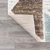 JONATHAN Y Colorblock Carved High-Low Multi Indoor Area Rug 3X5 ft, Aileen Geometric Scandi for Living Room, Bedroom, Kitchen, Easy-Cleaning, High Traffic, Pet-Friendly, Non-Shedding SNT107A-3(2’2″ x 8′ (Runner))