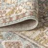 JONATHAN Y Darija Ornate Geometric Medallion Blue Indoor Area Rug, 3×5, Transitional, Traditional, Easy-Cleaning for Living Room, Bedroom, Kitchen, Pet Friendly, Non-Shedding (MDP308C-3)(Light Blue ivory)