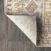 JONATHAN Y Darija Ornate Geometric Medallion Blue Indoor Area Rug, 3×5, Transitional, Traditional, Easy-Cleaning for Living Room, Bedroom, Kitchen, Pet Friendly, Non-Shedding (MDP308C-3)(Light Blue ivory)
