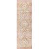 JONATHAN Y Darija Ornate Geometric Medallion Blue Indoor Area Rug, 3×5, Transitional, Traditional, Easy-Cleaning for Living Room, Bedroom, Kitchen, Pet Friendly, Non-Shedding (MDP308C-3)(Pink)