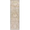 JONATHAN Y Darija Ornate Geometric Medallion Blue Indoor Area Rug, 3×5, Transitional, Traditional, Easy-Cleaning for Living Room, Bedroom, Kitchen, Pet Friendly, Non-Shedding (MDP308C-3)(Light Blue ivory)