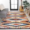 JONATHAN Y Diamond Kilim Yellow/Red/Blue Indoor Area Rug 3X5 ft, Konya Geometric for Living Room, Bedroom, Kitchen, Office, Easy-Cleaning, High Traffic, Pet-Friendly, Non-Shedding SWC101A-3(3′ x 5′ (Rectangular))
